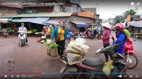 Thuan An Market i Gia Nghia – En resa genom det autentiska Vietnams!